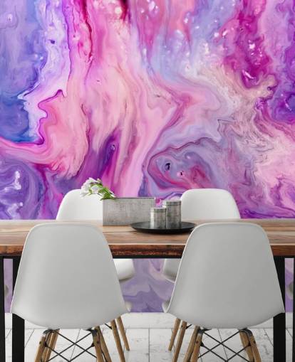 mural de papel de parede com efeito de mármore roxo e rosa chamado Purple Paint Marble Effect para quartos e salas de estar mural de papel de parede com efeito de mármore roxo e rosa chamado Purple Paint Marble Effect para quartos e salas de estar