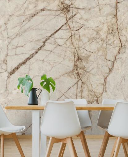 carta da parati murale effetto marmo color crema e marrone chiaro chiamata Natural Effect Marble per camere da letto, cucine e bagni carta da parati murale effetto marmo color crema e marrone chiaro chiamata Natural Effect Marble per camere da letto, cucine e bagni