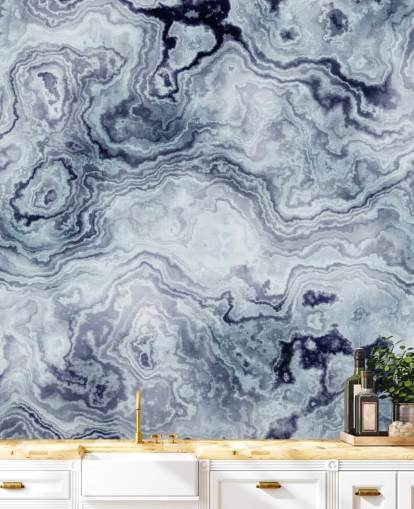blue marble wallpaper mural called Blue Swirl Marble Wall Mural for bathrooms and bedrooms blue marble wallpaper mural called Blue Swirl Marble Wall Mural for bathrooms and bedrooms