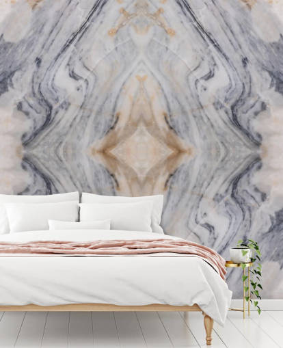 Marmortapete mit natürlichem Effekt namens Patterned Marble für Wohnzimmer und Küchen Marmortapete mit natürlichem Effekt namens Patterned Marble für Wohnzimmer und Küchen
