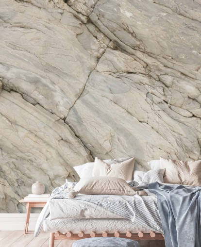 gray marble wallpaper mural called Stylish Marble for bedrooms, kitchens and dining rooms