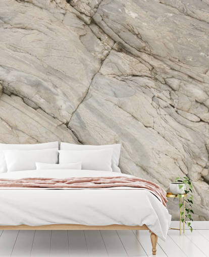 papier peint mural en marbre gris appelé Stylish Marble pour les chambres, les cuisines et les salles à manger