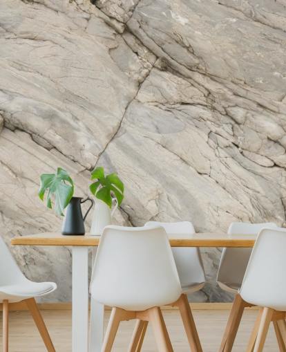 grå marmor tapetväggmålning kallad Stylish Marble för sovrum, kök och matsalar