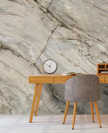 papier peint mural en marbre gris appelé Stylish Marble pour les chambres, les cuisines et les salles à manger