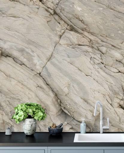 gray marble wallpaper mural called Stylish Marble for bedrooms, kitchens and dining rooms