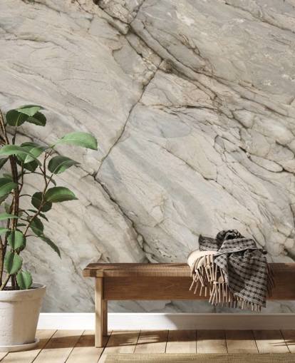 grey marble wallpaper mural called Stylish Marble for bedrooms, kitchens and dining rooms
