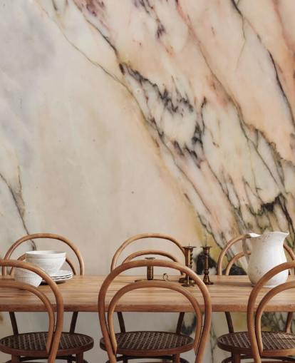 mural de papel pintado de mármol natural llamado Marble Stone para cocinas, dormitorios y salas de estar