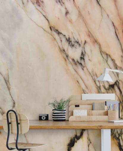 natural marble wallpaper mural called Marble Stone for kitchens, bedrooms and living rooms