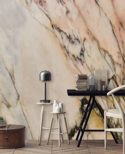 natural marble wallpaper mural called Marble Stone for kitchens, bedrooms and living rooms