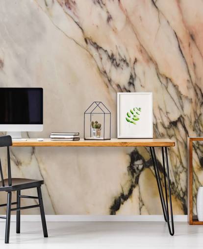 natural marble wallpaper mural called Marble Stone for kitchens, bedrooms and living rooms