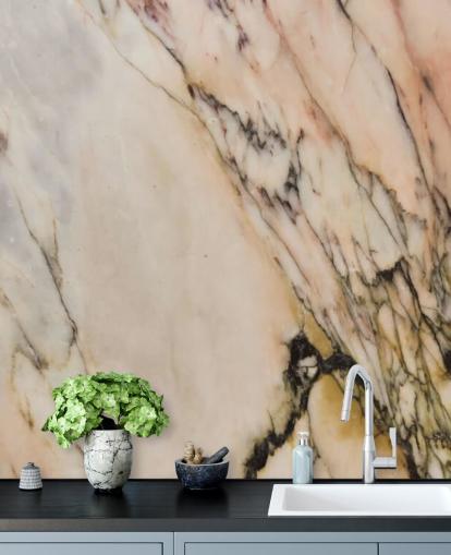 mural de papel pintado de mármol natural llamado Marble Stone para cocinas, dormitorios y salas de estar