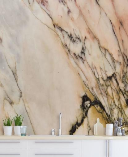 mural de papel pintado de mármol natural llamado Marble Stone para cocinas, dormitorios y salas de estar
