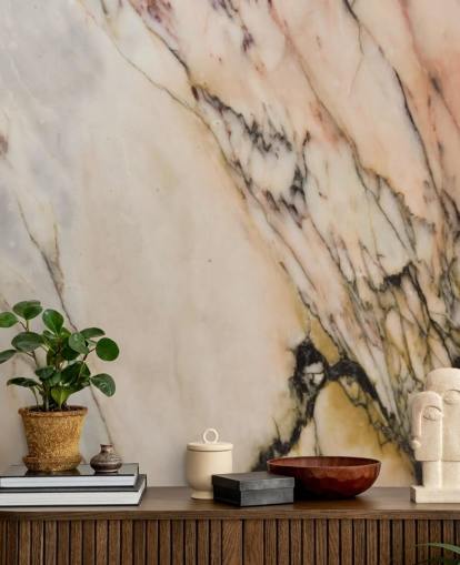 papier peint mural en marbre naturel appelé Marble Stone pour les cuisines, les chambres et les salons