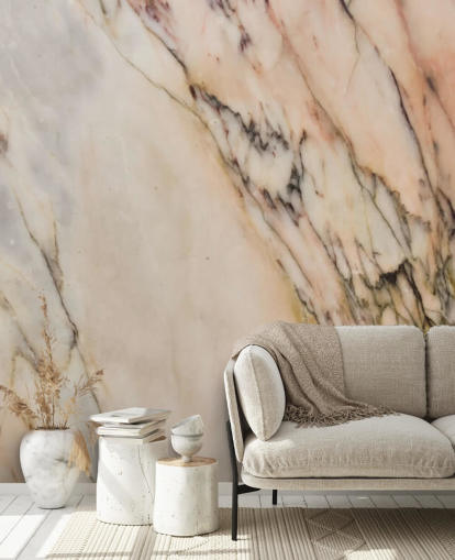 mural de papel pintado de mármol natural llamado Marble Stone para cocinas, dormitorios y salas de estar