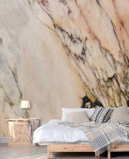 natural marble wallpaper mural called Marble Stone for kitchens, bedrooms and living rooms