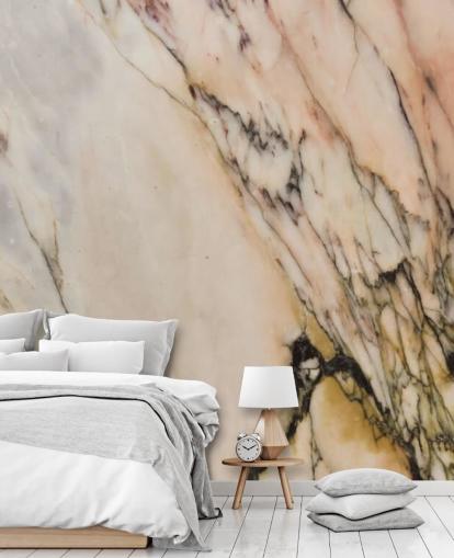 mural de papel pintado de mármol natural llamado Marble Stone para cocinas, dormitorios y salas de estar