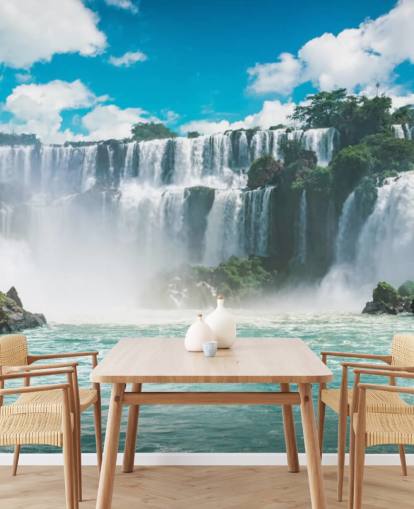 Iguazu Waterfalls in Brazil Wallpaper Mural Iguazu Waterfalls in Brazil Wallpaper Mural