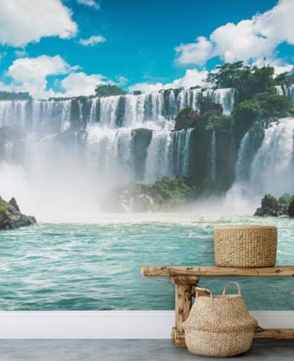 Papier Peint Fresque Cascades d'Iguazu au Brésil