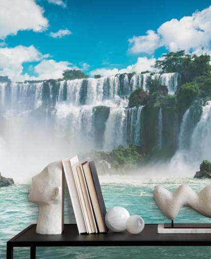 Iguazu Waterfalls in Brazil Wallpaper Mural Iguazu Waterfalls in Brazil Wallpaper Mural