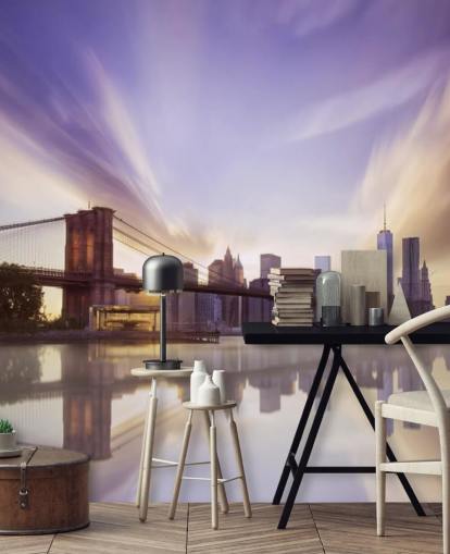 dramatische lucht van brooklyn behang