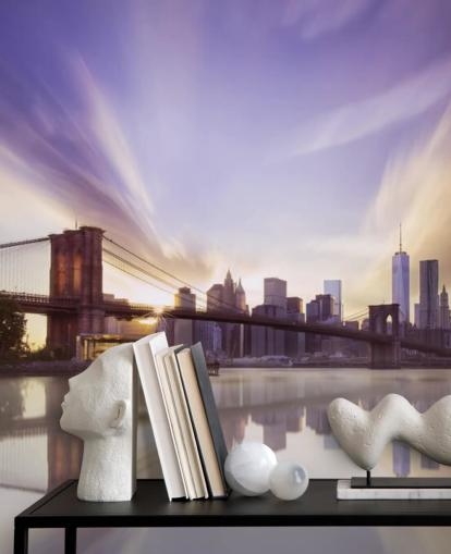 Brooklyn Bridge Sunset New York Wallpaper Brooklyn Bridge Sunset New York Wallpaper