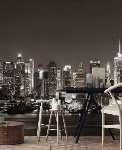 New York Skyline Baggrund