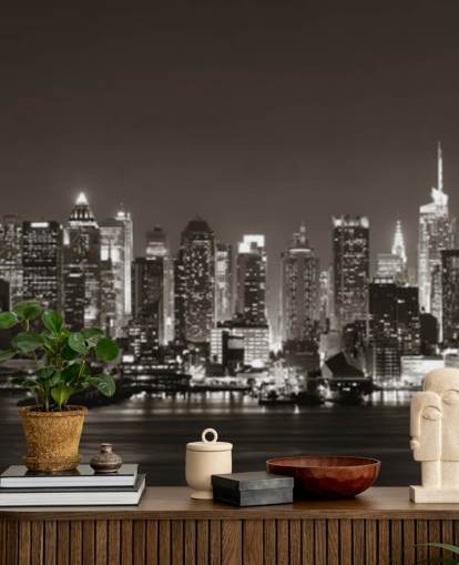 New York Skyline Baggrund