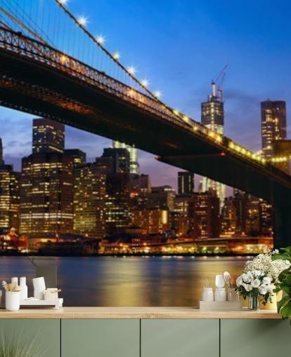 fond d'écran nuit à Manhattan fond d'écran nuit à Manhattan