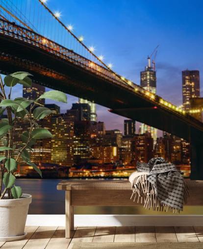 Nacht in Manhattan Tapete