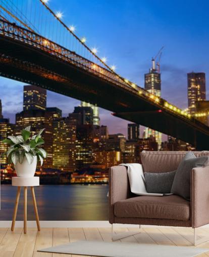 night in manhattan wallpaper