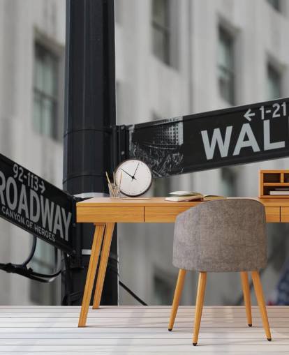 Anzeichen von Wall Street Tapete