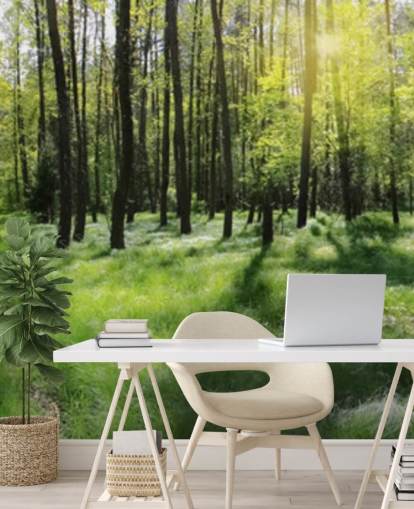 Decorazione murale con foresta Decorazione murale con foresta