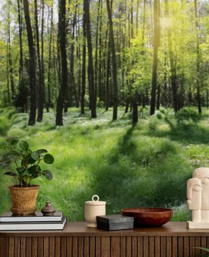 Muurschildering van Forest Wall