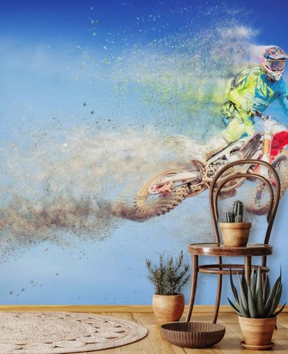 Flying Motocross Rider Wallpaper Flying Motocross Rider Wallpaper