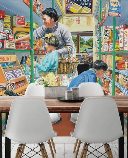 loja móvel no passado, papel de parede loja móvel no passado, papel de parede