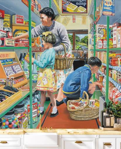 mobile shop in past wallpaper