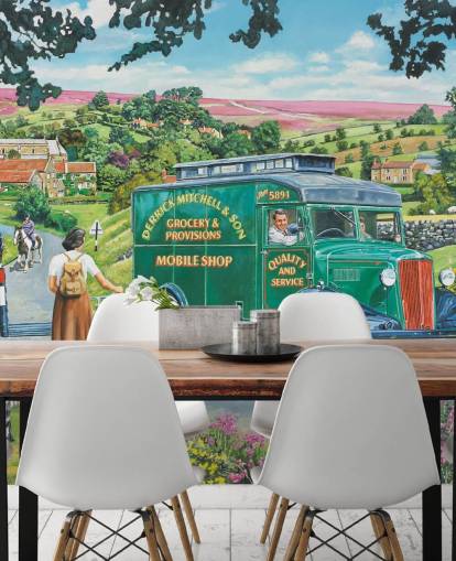 landscape wallpaper mural
