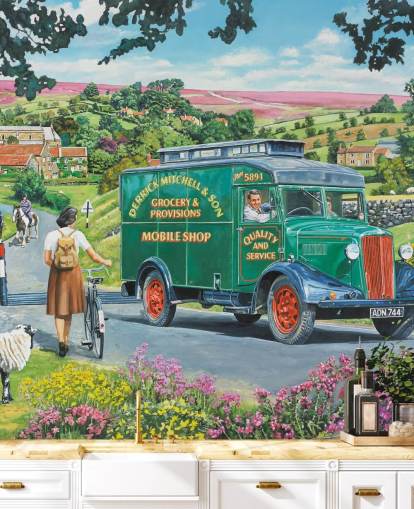 landscape wallpaper mural