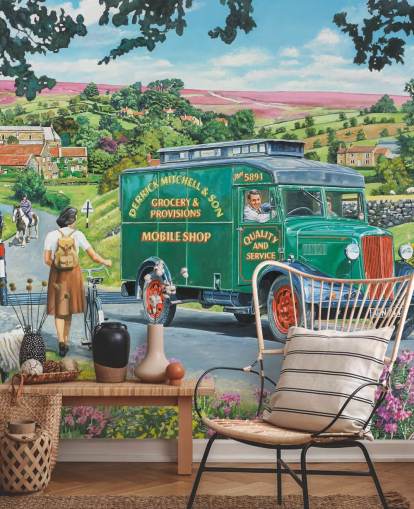 landscape wallpaper mural