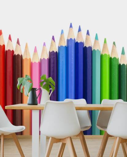 papel de parede lápis multicoloridos papel de parede lápis multicoloridos
