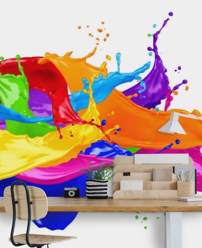 Rainbow Splash of Paint Taustakuva