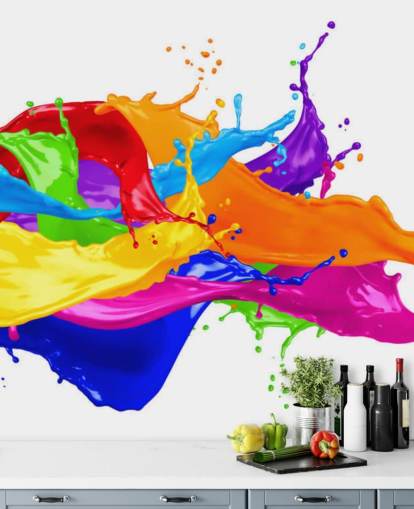 Rainbow Splash of Paint Taustakuva Rainbow Splash of Paint Taustakuva