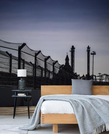 Tapete Lewis Hamilton Rennen in Distanz auf der Strecke