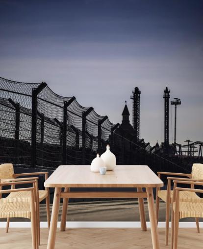 Lewis Hamilton Racing in Distance on Track Wallpaper Lewis Hamilton Racing in Distance on Track Wallpaper