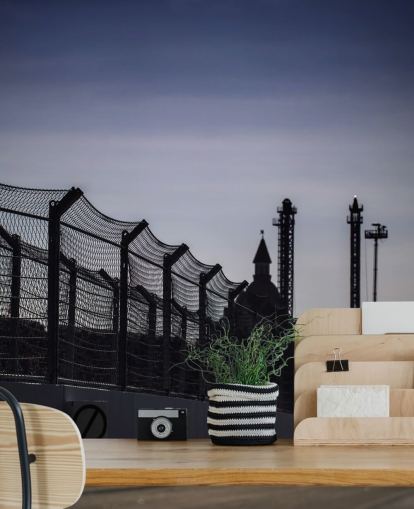 Lewis Hamilton Racing på distans på spår tapeter