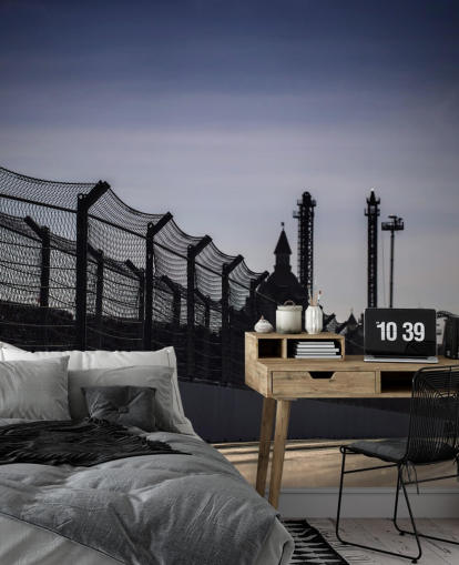 Lewis Hamilton Racing etäisyydellä radan taustakuvasta Lewis Hamilton Racing etäisyydellä radan taustakuvasta