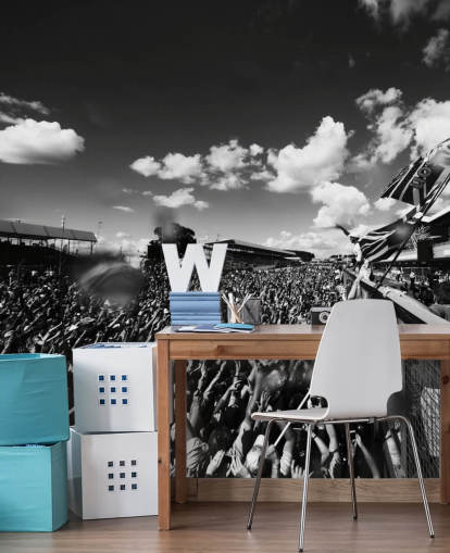 Black and White F1 Crowd Wallpaper