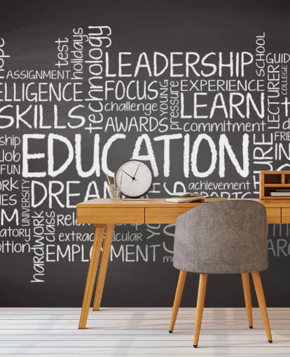 Education Cloud Wall Mural