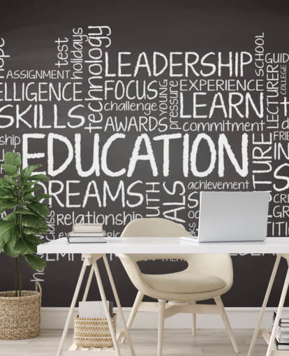 Education Cloud Wall Mural