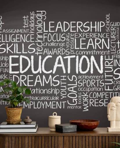 Education Cloud Wall Mural